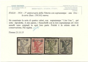 3 anniversario della vittoria con soprastampa