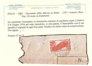 decennale della marcia su roma arancio