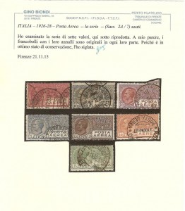 posta aerea la serie 1926-28