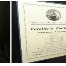 Mascagni – Cavalleria rusticana – Opera completa – La voce del padrone – 1951