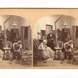 Stereoview Une Maison de Paris – Le Rez-de-Chaussèe – Le Consierge – N°3