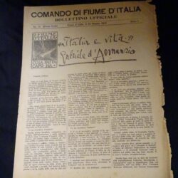 Comando di Fiume D’Italia N°11 Anno I