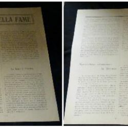 Volantino Cronaca della fame