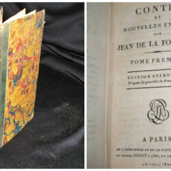 Contes et nouvelles en vers par Jean de la Fontaine Tome 1er Paris1800