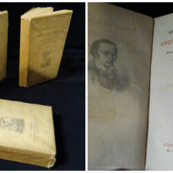 Oeuvres poetiques Andre de Chenier – Avec une notice et des notes par Gabriel de Chenier – Paris Alphonse Lemerre – 3 volumi