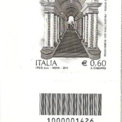 Italia Repubblica 2011 Le Istituzioni 34° emissione 180° Anniversario dell’Istituzione del Consiglio di Stato  – Codice a barre
