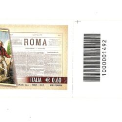 Italia Repubblica 2012 150° Anniversario della fondazione del quotidiano “Roma”