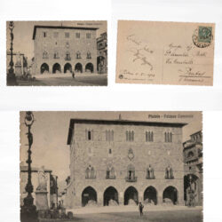 Cartolina Pistoia Palazzo Comunale