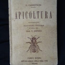 G. Canestrini – Apicoltura – dodicesima edizione – Hoepli 1928