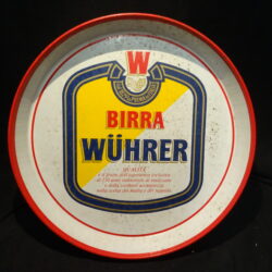 Vassoio Birra Wuhrer – 1980 ca.