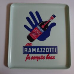 Vassoio Amaro Ramazzotti Vintage R2S Milano – 1960/70 c.  variazione colore